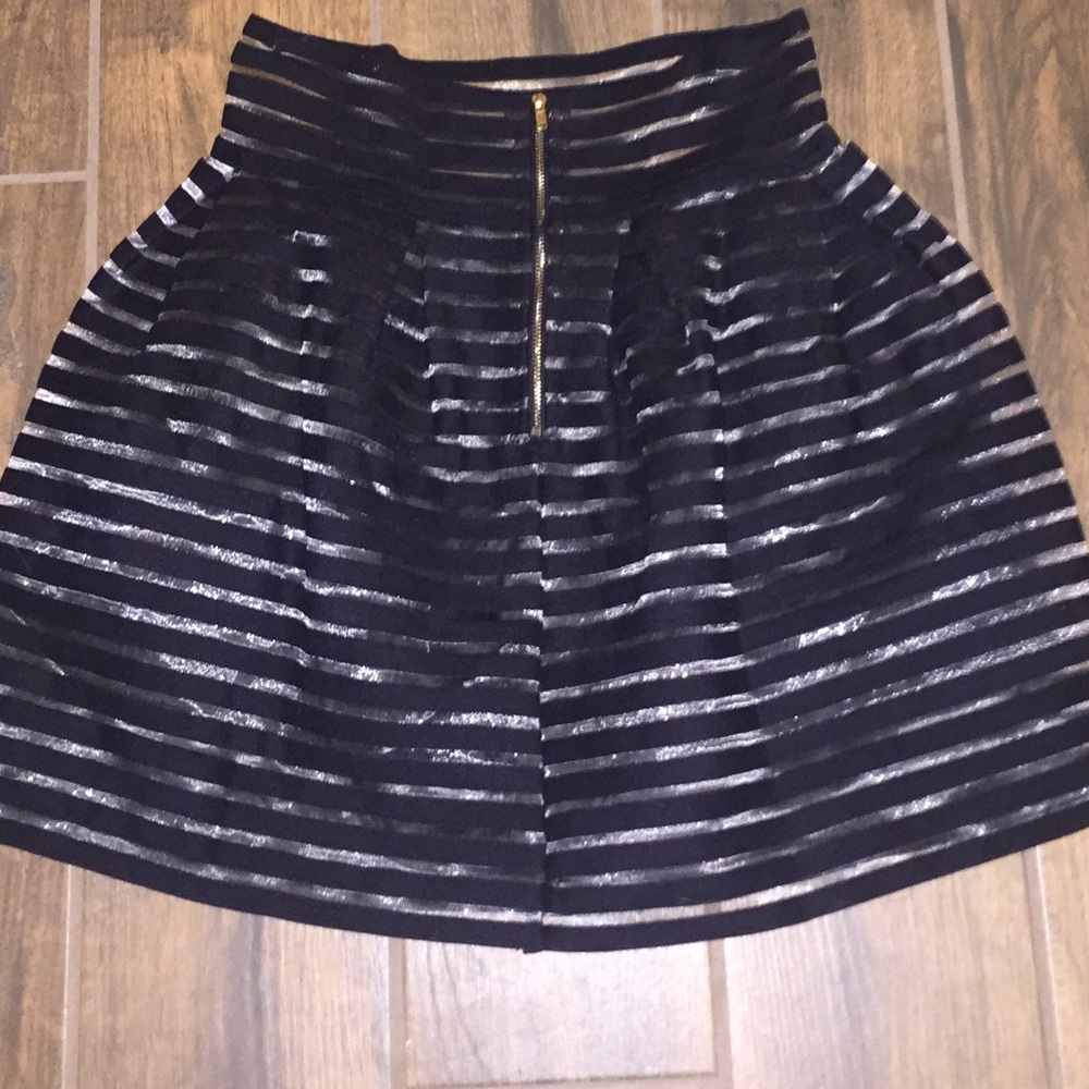 🛍 INA metallic stripe skirt - Picture 6 of 6